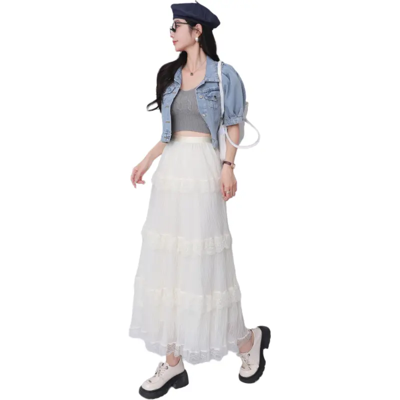 Mu Xiao Xin Casual Long Skirt Women's-5
