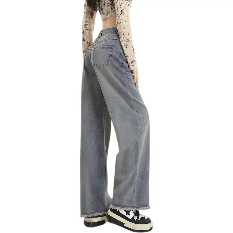 Weixi Jeans Women's Cool Tea Blue-6