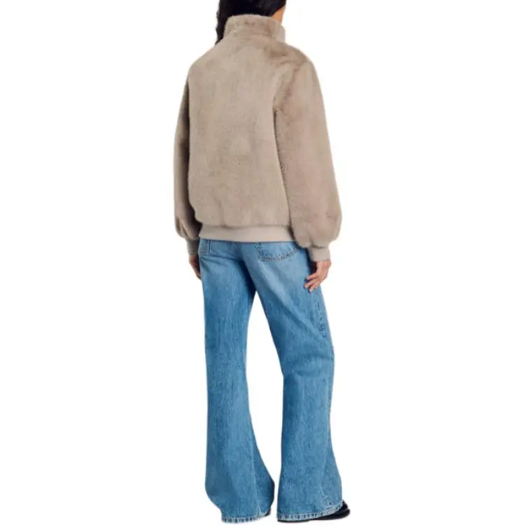 Sandro Faux fur Jacket-1