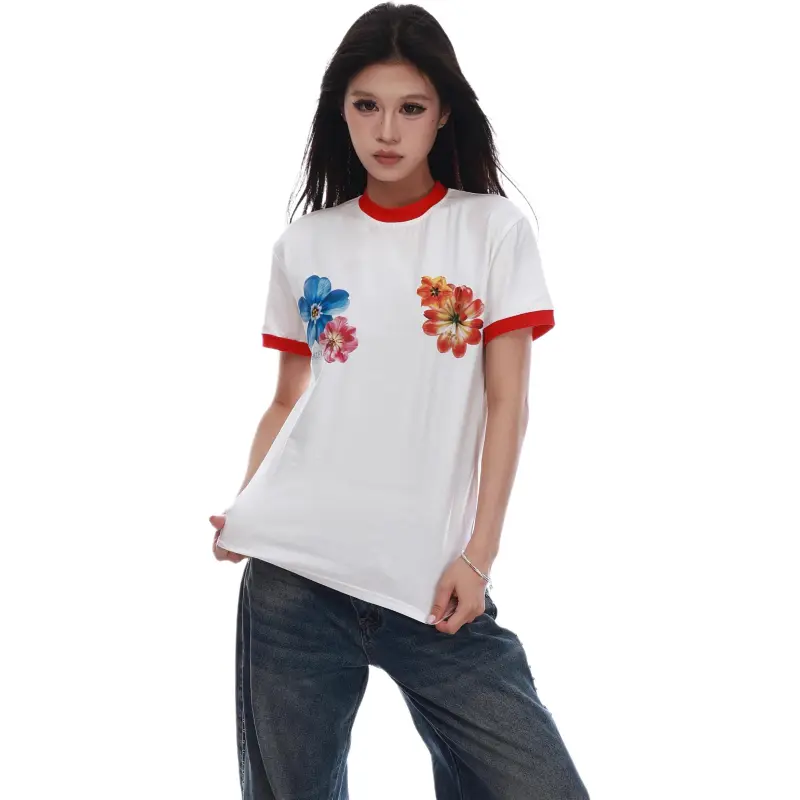 VINMUK T Shirts Women's White-2