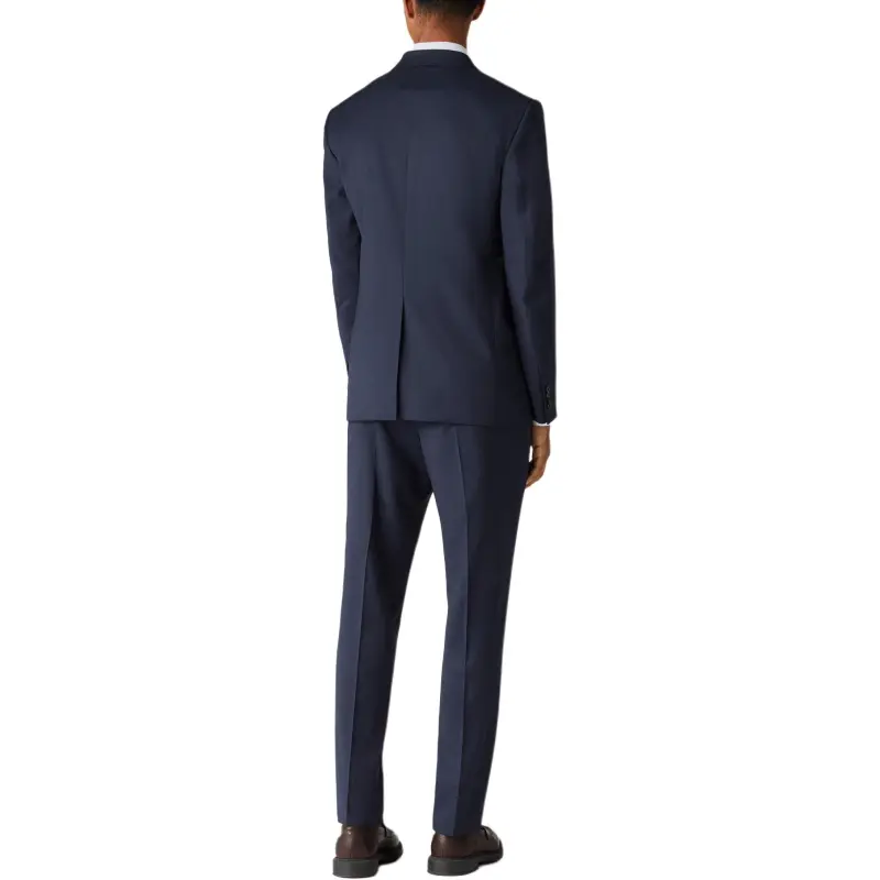 Loro Piana Business Suits Men's Sea Blue-6