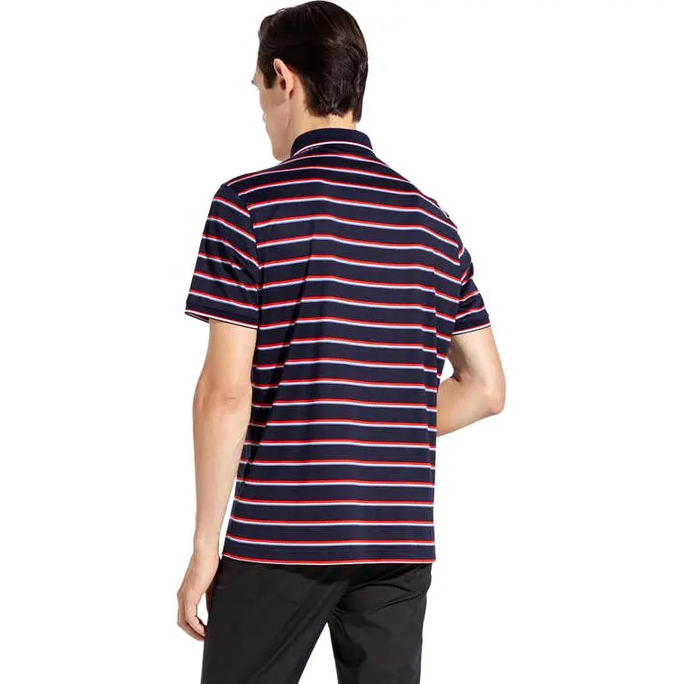 K BOXING Short Sleeved Polo Shirt Men's Dark Blue-2