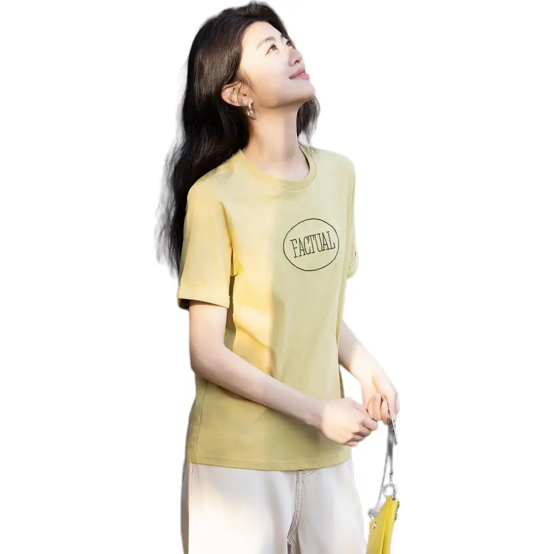 【dme】 T Shirt Women's Lime Green-1