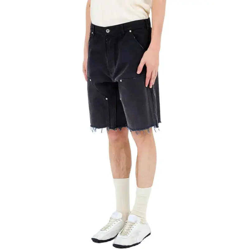 Maison Margiela Stud Denim Shorts-3