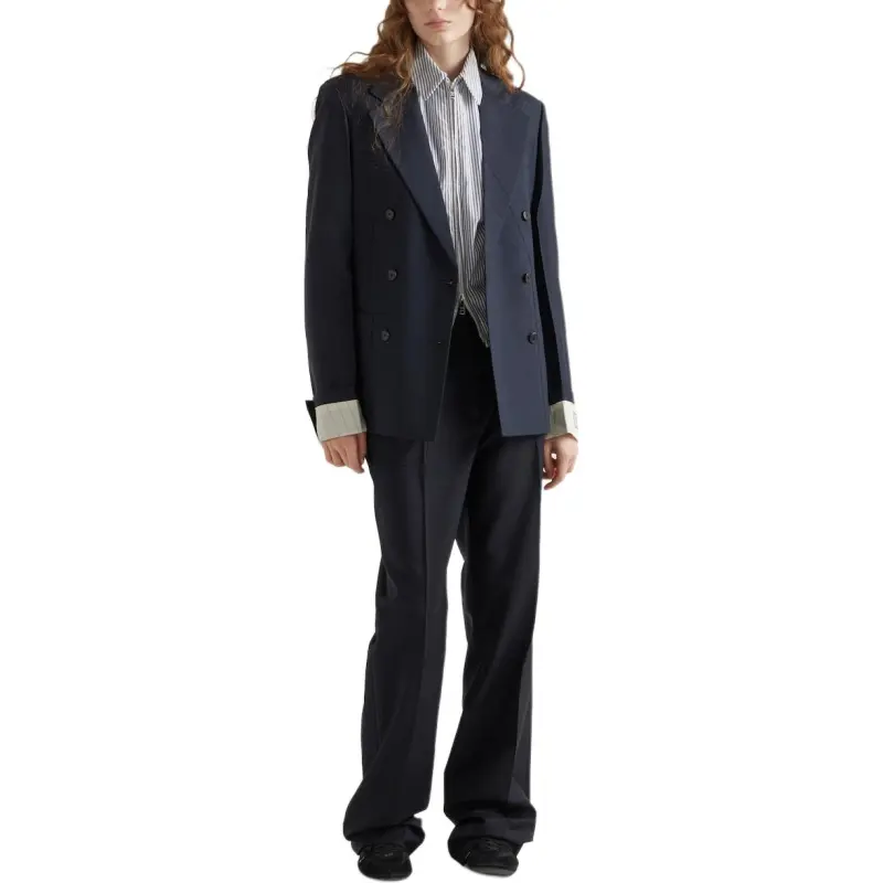PRADA Striped Poplin Blouson Jacket-3