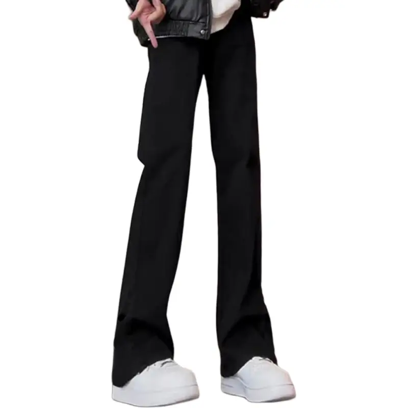 BENGEN Suit Trousers Unisex Black-1
