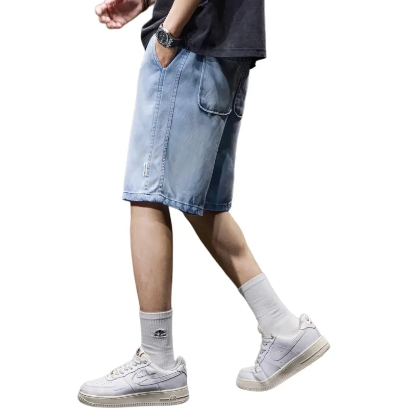 BUYDAUL Denim Shorts Men-1