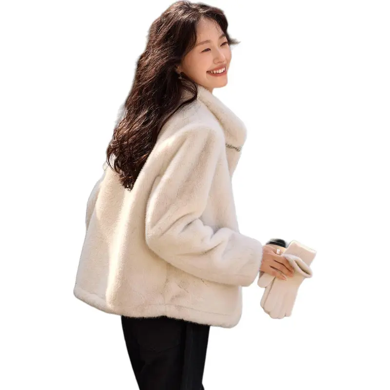 Mo Han Yi Mei Jackets Coats Women's Ecru-1