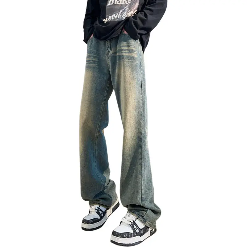 FASTFISH Jeans Unisex Nostalgic Blue-4