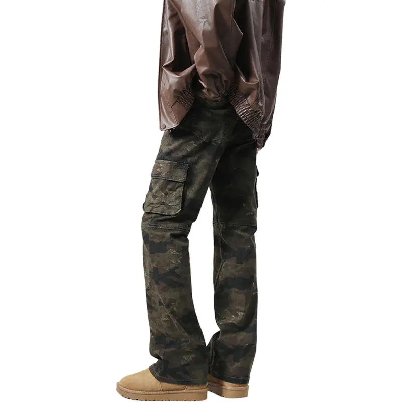 ACUOD BY CHANU Cargo Pants Unisex Jungle Camouflage-1