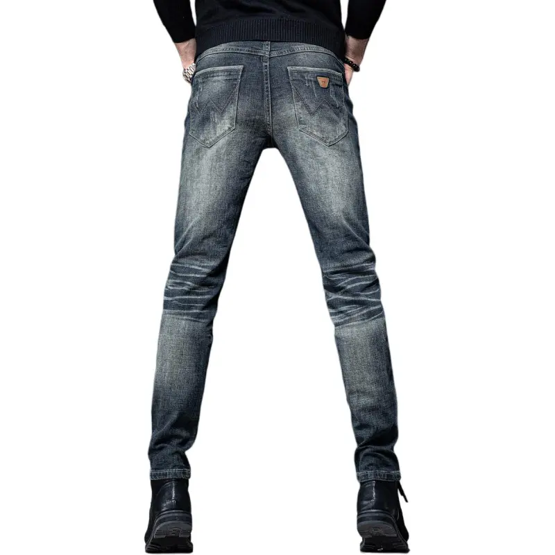 TESTUNG Classic Jeans Style Men's Vintage Tone-4