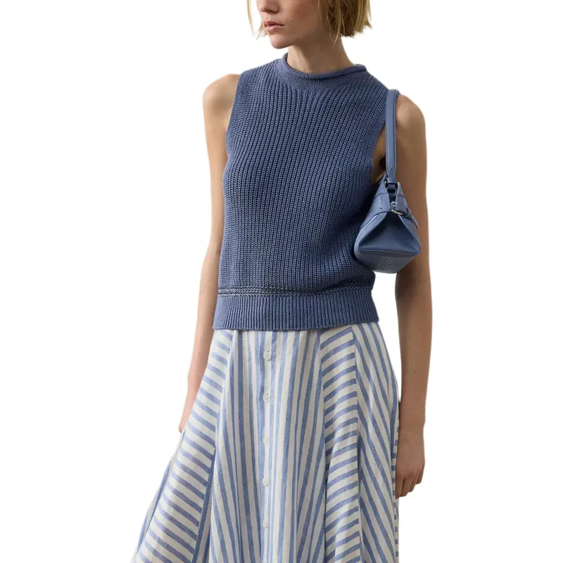 Ralph Lauren Collection Ribbed knit Top-1