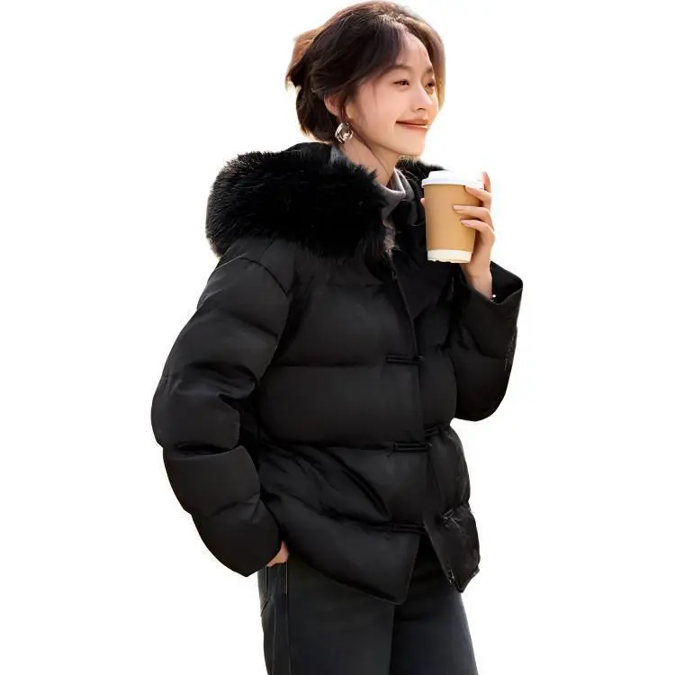 Mo Han Yi Mei Puffer Jacket Women's Black-1
