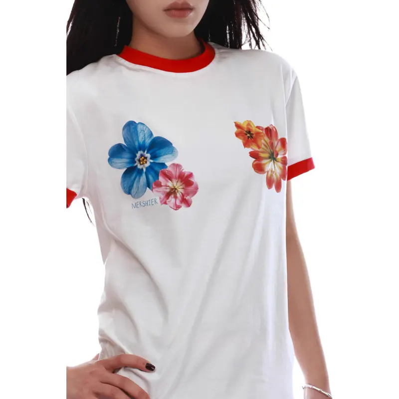 VINMUK T Shirts Women's White-5
