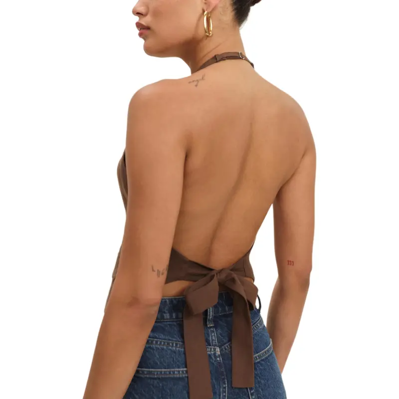 Reformation Tank Tops Women's Chocolate-2
