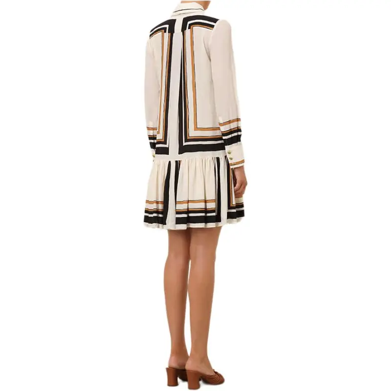 Zimmermann Pussy bow Collar Mini Dress-4