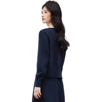 XINFEIYU Knitwear Women's Navy Blue