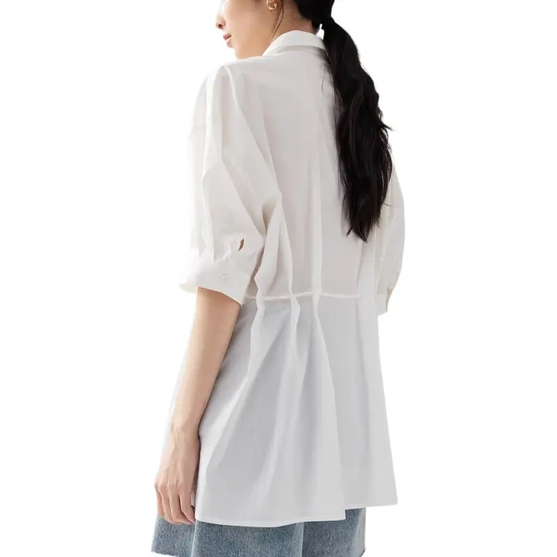 ABCMININ Shirts Women's White-1