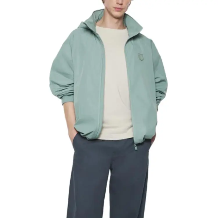 Maison Kitsune SS25 Jackets & Coats Unisex Asphalt Gray Green-1
