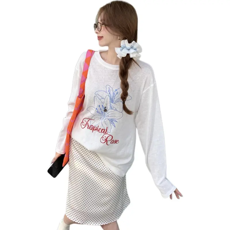 Mu Xiao Xin T Shirts Women's White-1