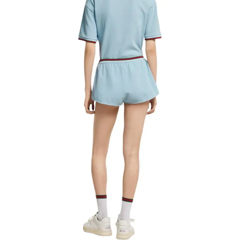 GUCCI Casual Shorts Women's Light Blue-3