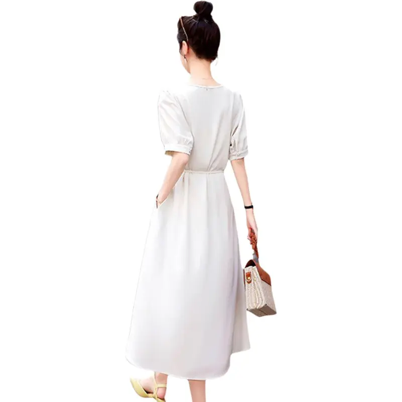 TEME Short Sleeved Dress Women's-5