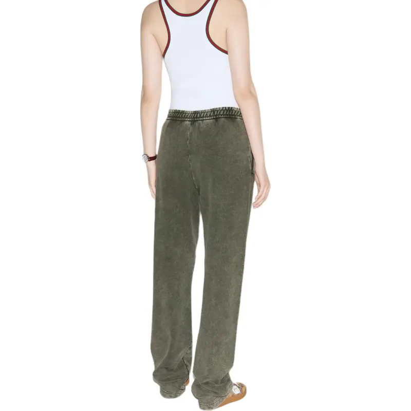 GUCCI Logo embroidered Cotton Track Pants-2