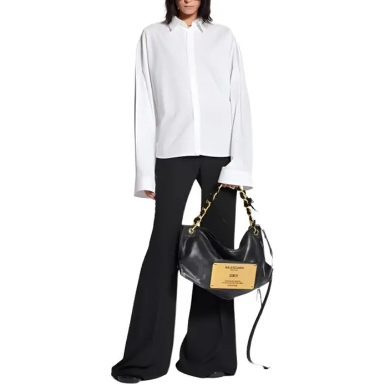 Balenciaga FW25 Shirt Regular Fit Women's White-3