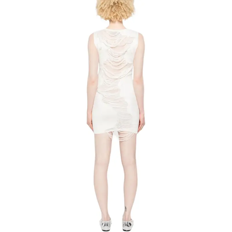 MM6 Maison Margiela Distressed Mini Dress-2