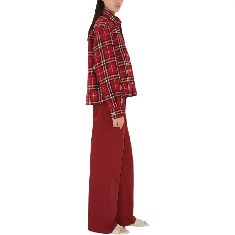 Burberry Check Wool Shirt-3