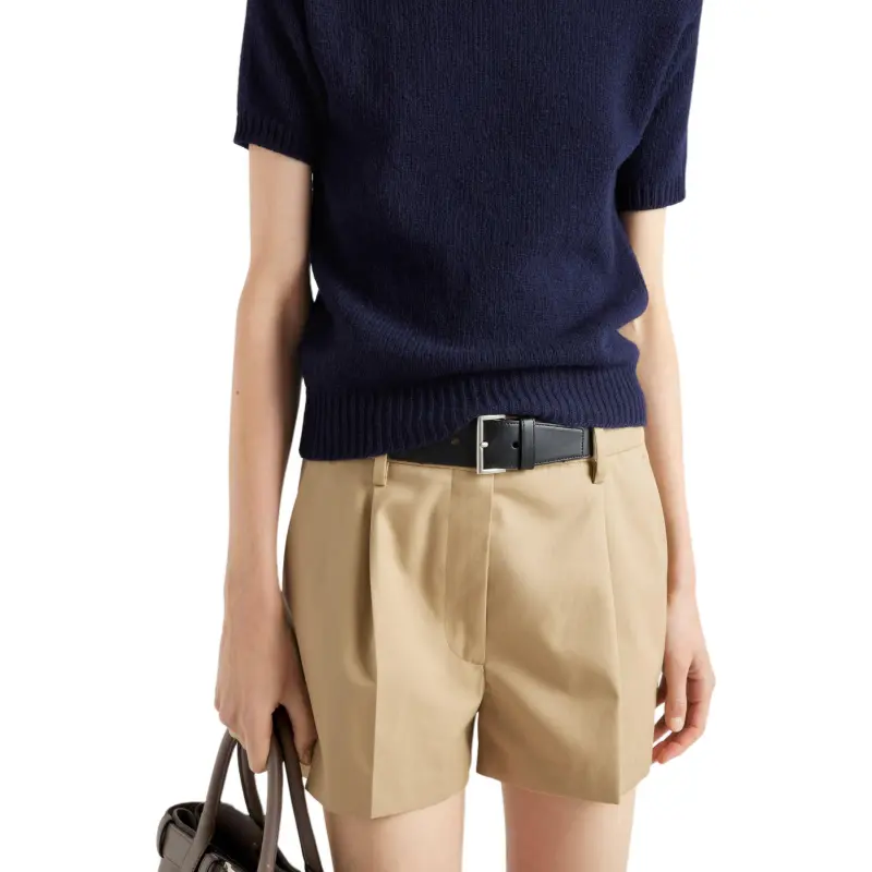 PRADA FW24 Casual Shorts Women's Ropes Gray-2