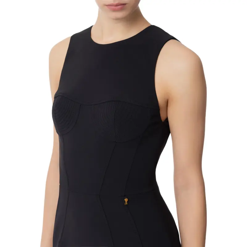 Elisabetta Franchi Floral charm Crepe Mini Dress-2