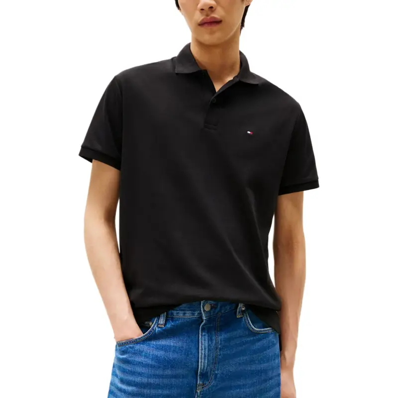 Tommy Hilfiger Polo Shirt Men's Black-3