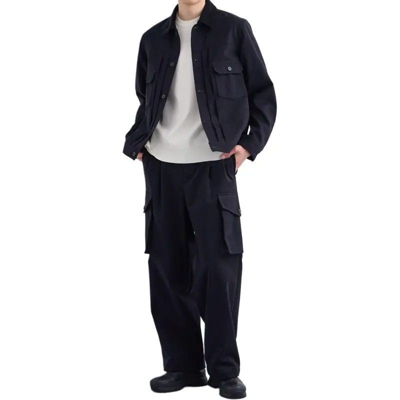UNITED TOKYO SS25 Cargo Pants Men's Black-2