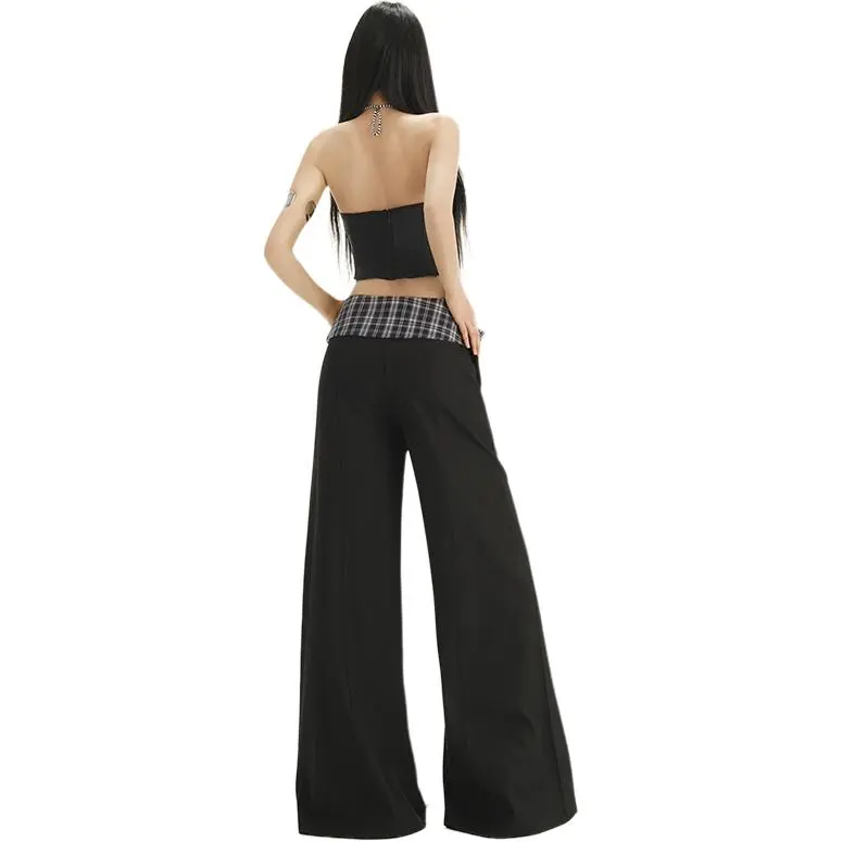 Kazakhstan Casual Pants Women's Black, Gray-1