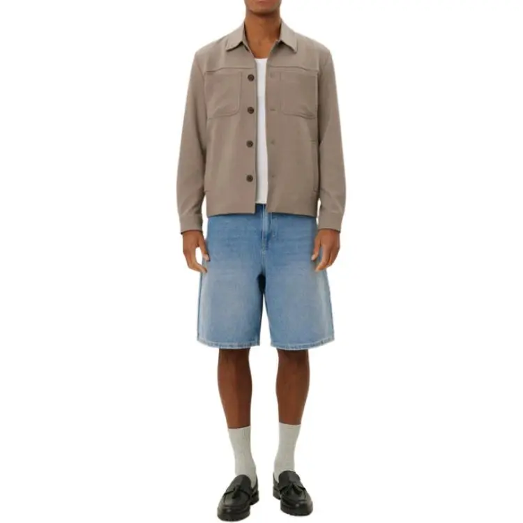 LES DEUX Jackets Men Khaki-2
