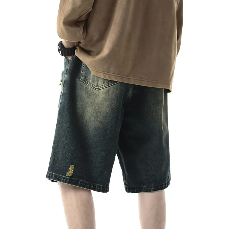 Colorful Creations Denim Shorts Unisex-1