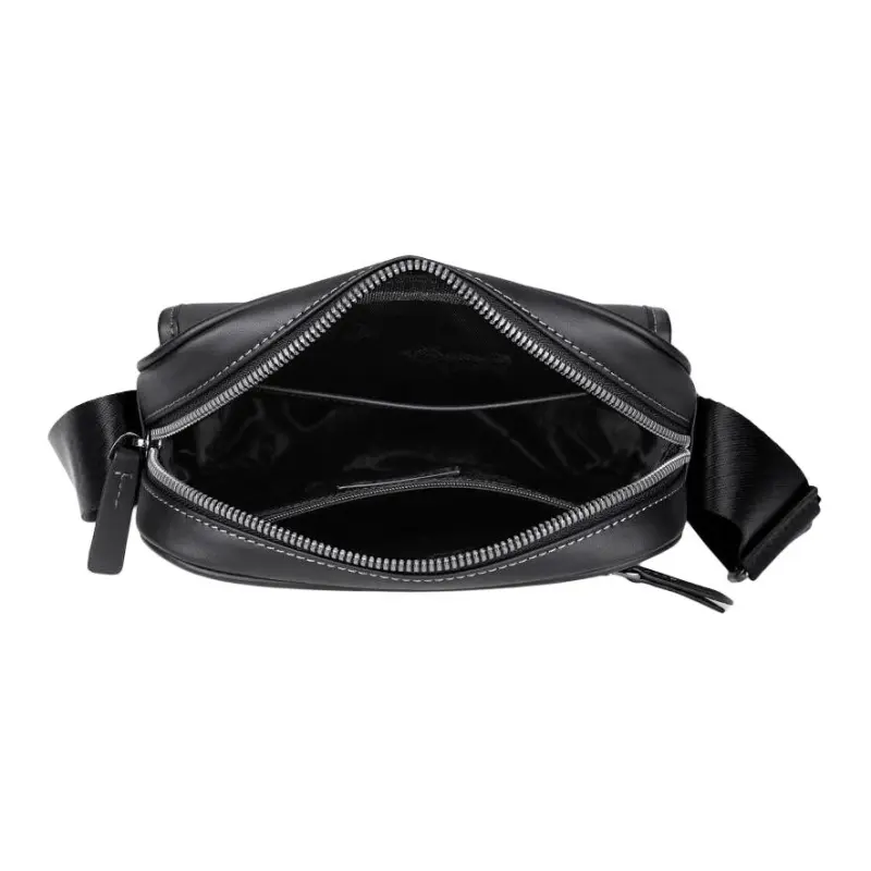SEPTWOLVES Artificial Leather Crossbody Bag Regular Men's Black-1