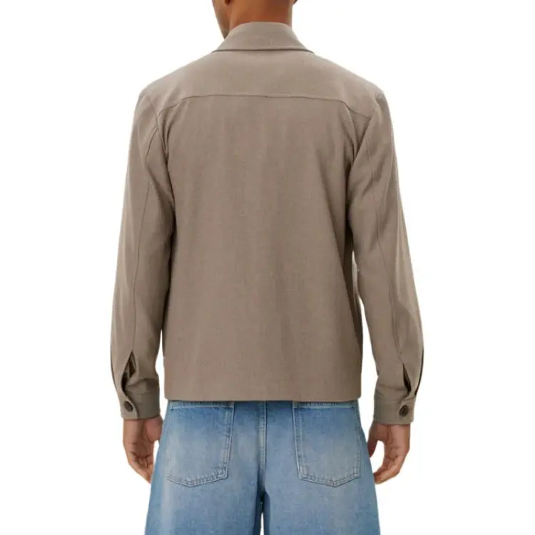 LES DEUX Jackets Men Khaki-3
