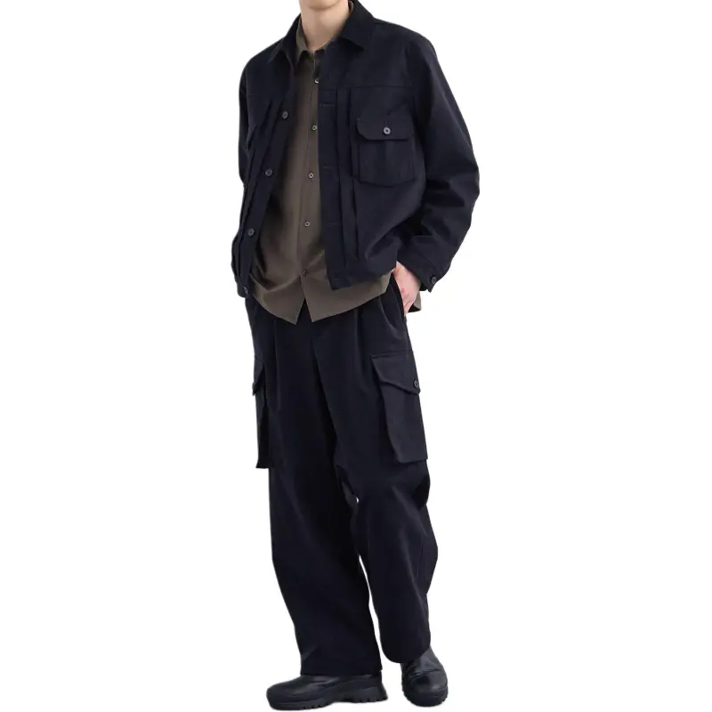 UNITED TOKYO SS25 Cargo Pants Men's Black-1