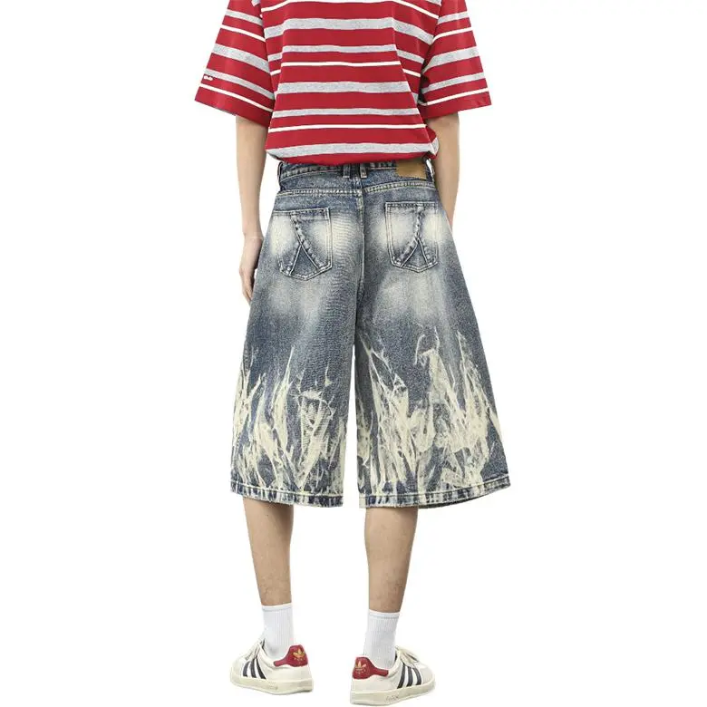CORNILOT Denim Shorts Unisex Blue-1