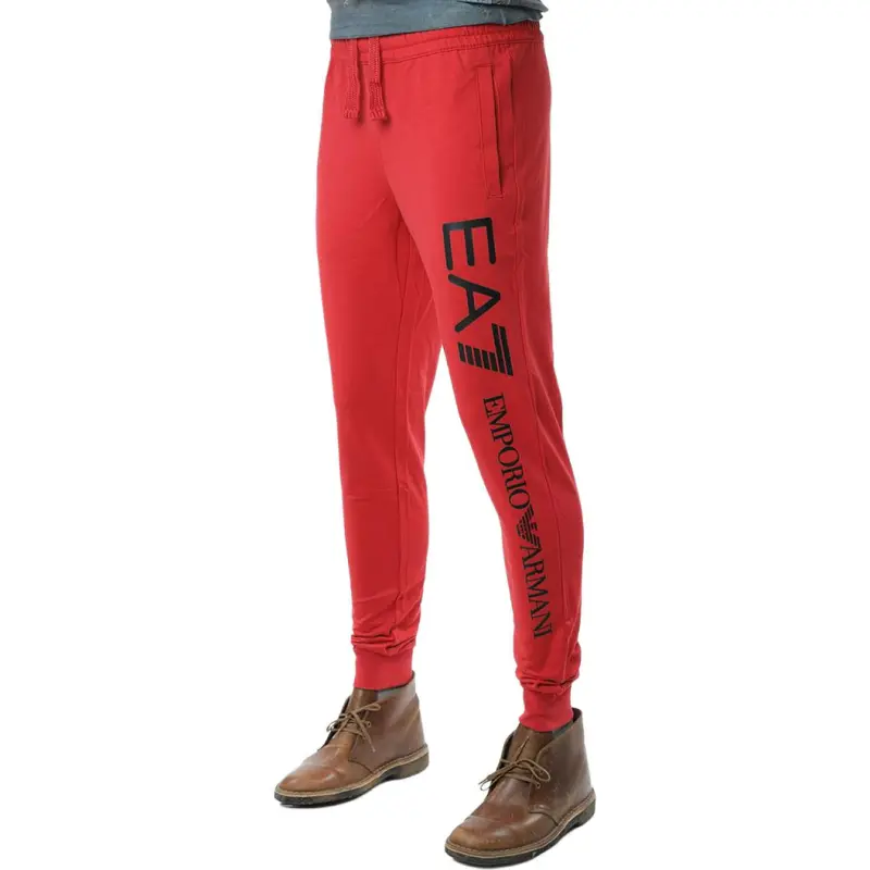 EMPORIO ARMANI EA7 Knitted Sweatpants Men's Red-1