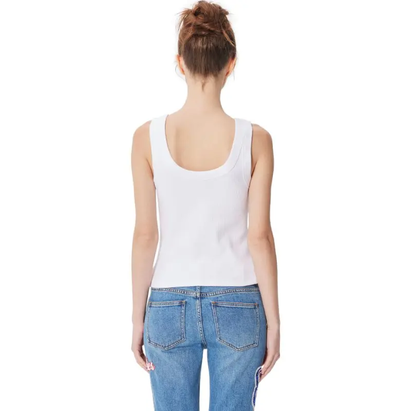 Ed Hardy SS25 Tank Tops Women's Ivory White-5
