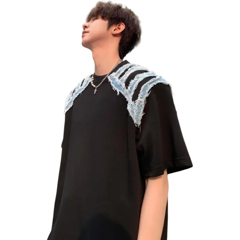 DUATOGE T Shirts Men Black -2