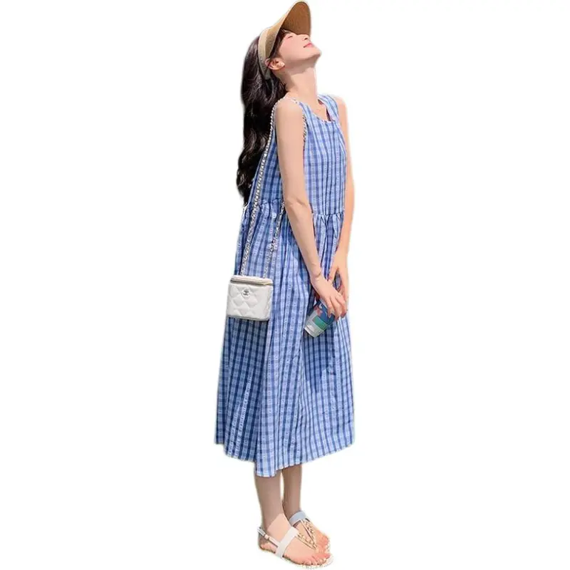 GOSO Sleeveless Dresses Women's Image Color-2