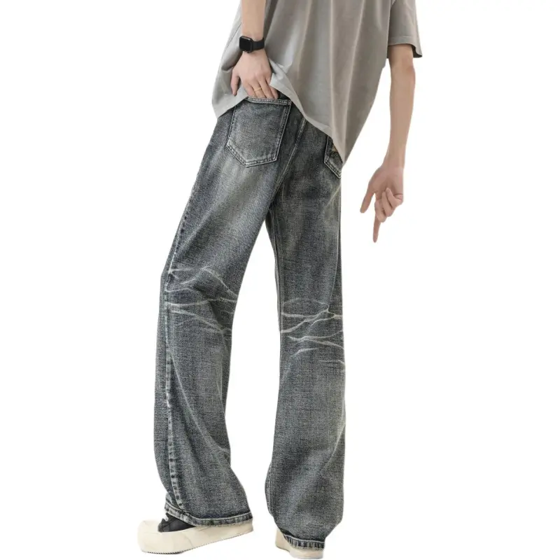 DARK HORSE Jeans Unisex Black Gray Color-2