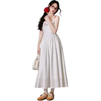 PAZZO Slip Dresses Women's White