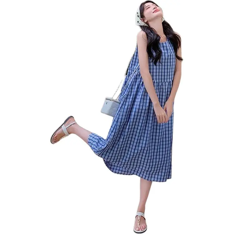 GOSO Sleeveless Dresses Women's Image Color-3