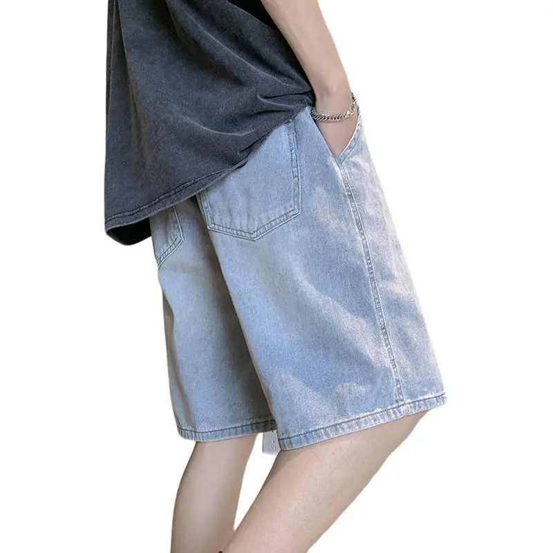 Fakeyoung Denim Shorts Unisex-1