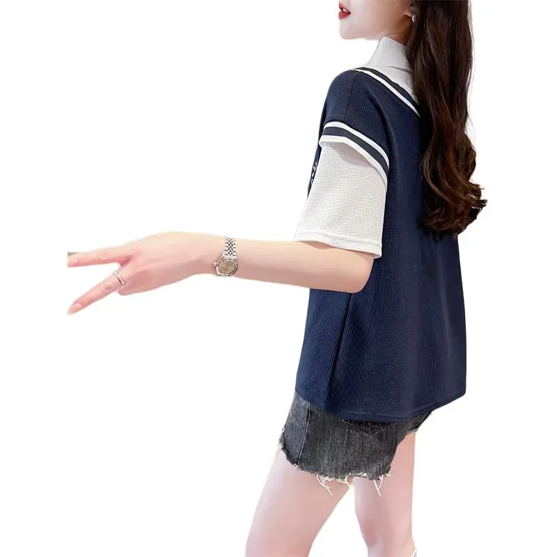 GOSO Drop Shoulder Sleeve T Shirt Women's-9